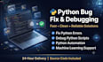 fix python bugs, errors, and debug your python code
