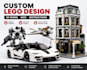 create custom lego designs, 3d lego models and building instructions