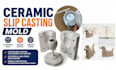 design ceramic slip casting mold plaster mold and pottery mold