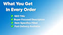 do ebay SEO titles, descriptions and item specifics