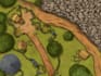 create an illustrated custom map for locations and creative