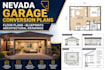 design nevada garage conversion plans floor plans and architectural drawings