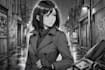 create black and white manga comic page artwork