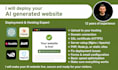 deploy your ai generated website to your hosting