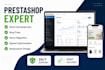 fix or develop prestashop ecommerce store and migrate prestashop