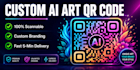 create custom ai art qr code with your logo