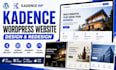 redesign website using kadence theme and blocks