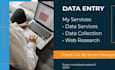 do professional data entry and transcription