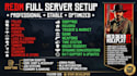 be your fivem server developer, redm server developer, redm vorp server