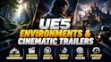 design unreal engine5 game environment, cutscenes and cinematic game trailers
