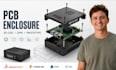 pcb enclosure design for manufacturing, 3d cad model and electronic housing