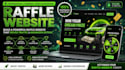 design raffle website competition website giveaway website raffle event ticket
