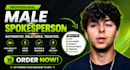 be authentic relatable human ugc english video actor spokesperson actor video