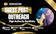 build guest post backlinks with manual guest post outreach