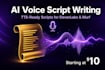 write natural ai voiceover scripts
