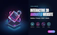 build interactive 3d animated webflow website with threejs gsap webgl