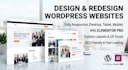design or redesign responsive wordpress website with elementor pro