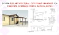 architectural city permit drawings, structural engineering design, mep