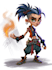 design 2d game character illustration