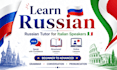 teach you russian language from beginner to advanced