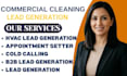 commercial cleaning cold calling hvac lead generation appointment setter
