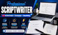 write an engaging youtube script