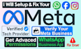 verify meta business manager and setup whatsapp business api tech provider