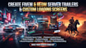 create fivem redm server trailers and custom loading screens
