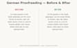 proofread and correct your german text