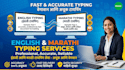 do fast english and marathi typing and data entry