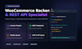 develop custom woocommerce backend modules and rest apis