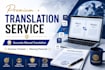 translate and proofread documents accurately