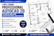 draw professional autocad floor plans