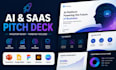 design ai startup pitch deck, saas investor presentation, vc funding powerpoint