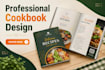 write and design healthy cookbook recipe