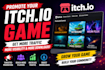 do itch io game promotion to get downloads