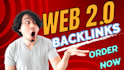 create 150 plus web 2 0 backlinks high da top google ranking