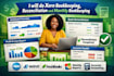 do xero, wave, freshbooks bookkeeping and reconciliations