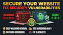 secure your website and fix security vulnerabilities