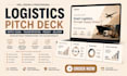 design logistics pitch deck supply chain company presentation deck