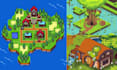 create isometric pixel art buildings, props, environments and game sprite
