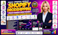 build redesign shopify multi vendor highticket dropshipping website store design
