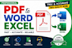 convert PDF to word, excel, or google docs accurately