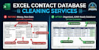 clean, format, and organize your excel contact database