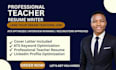 write a professional teacher resume