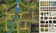do 2d topdown tileset and tilemap pixel pg assets godot tilemap game environment
