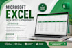 do microsoft excel data entry and spreadsheet task
