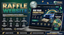 design raffle website giveaway website competition website raffle ticket design