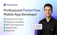 develop flutterflow mobile app with firebase and supabase