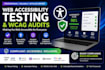 perform web accessibility testing and wcag audits